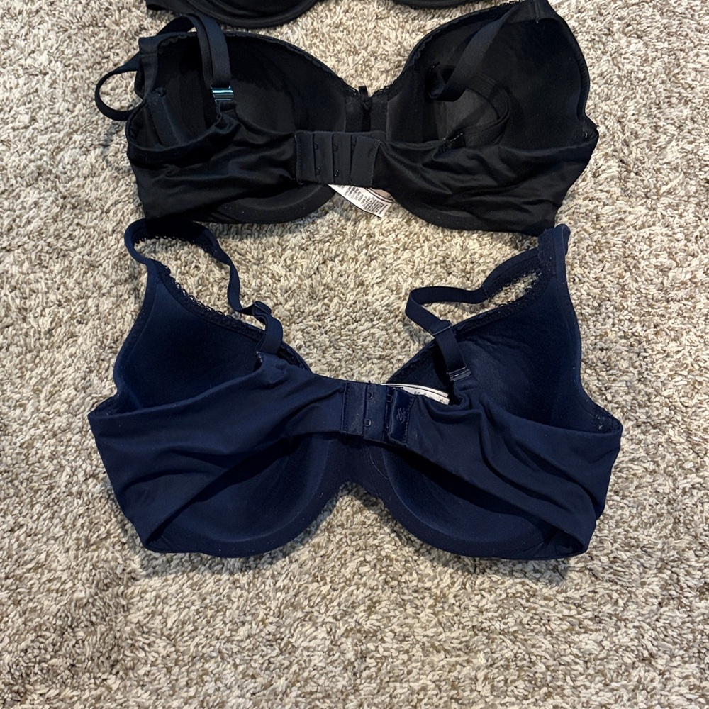 Victoria's Secret Bra Collection - Black, Navy, and Tan - Picture 4 of 6